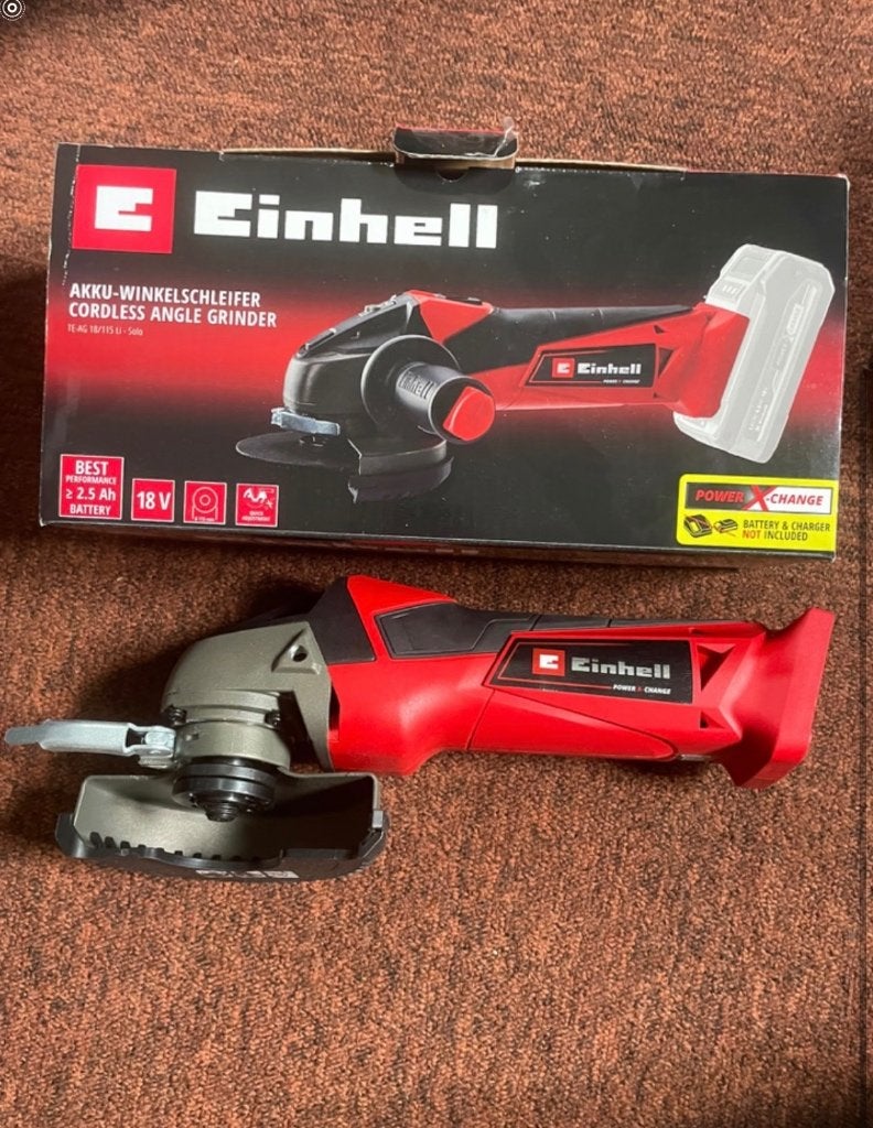 Complete set elektrisch gereedschap, Ophalen of Verzenden, Zo goed als nieuw, Haakse slijper, Overige merken