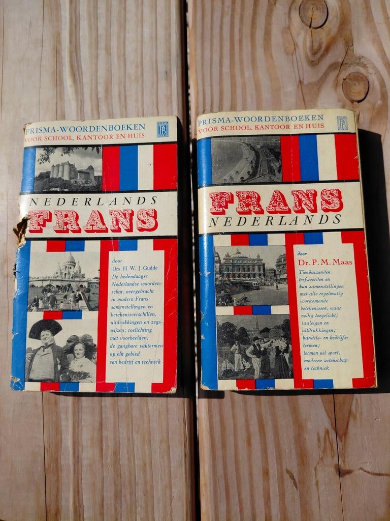 Prisma Woordenboeken 1959. Frans- Ned / Ned- Frans, Ophalen of Verzenden, Gelezen, Dr. M.P. Maas, Dr. H.W.J. Gudde, Non-fictie