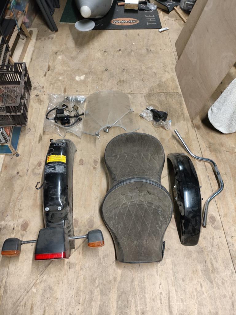 BMW R65 Onderdelen: Spatbord, Zadel, Windscherm, Remmen, Motoren, Ophalen of Verzenden, Gebruikt