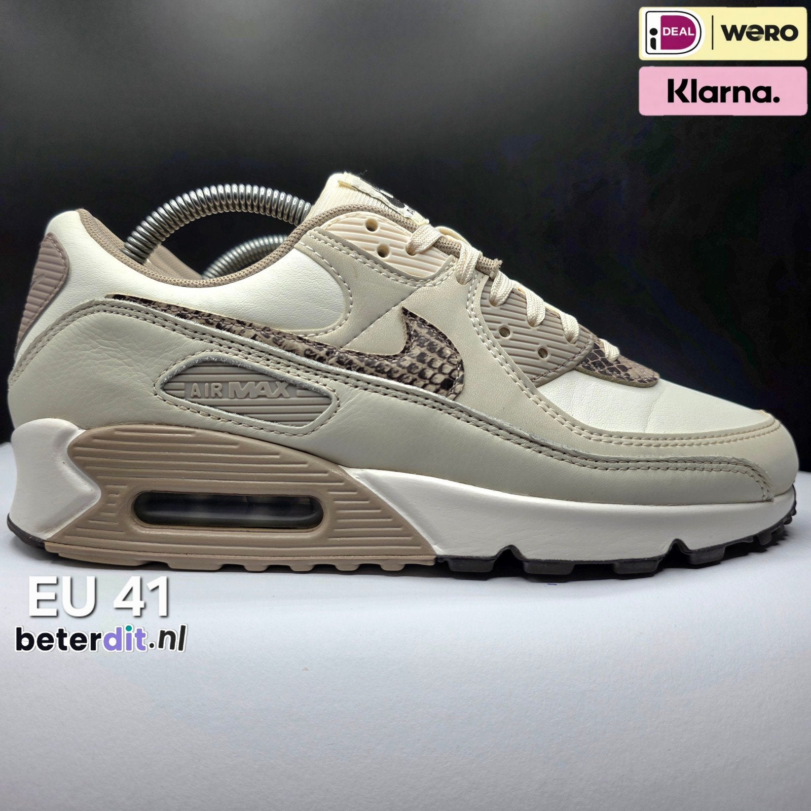 Nike Air Max 90 'Light Pink Snakeskin' Maat: 41, Kleding | Dames, Schoenen, Ophalen of Verzenden, Nike, Nike, Nike air max