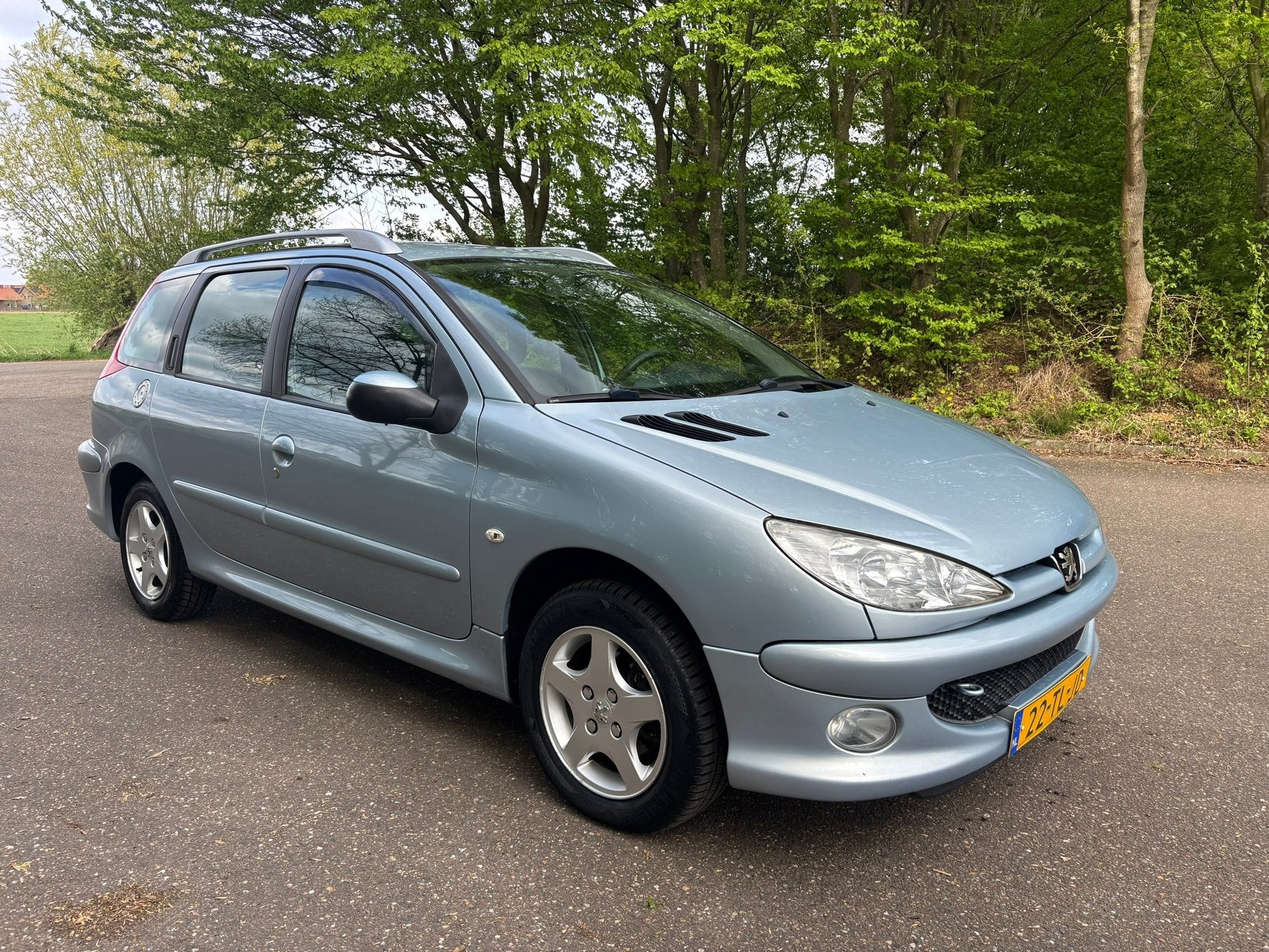 Peugeot 206 SW 1.4 Air-line 3 | Airco | NAP | APK 08-2026, Auto's, Peugeot, Voorwielaandrijving, Stof, Zwart, 4 cilinders