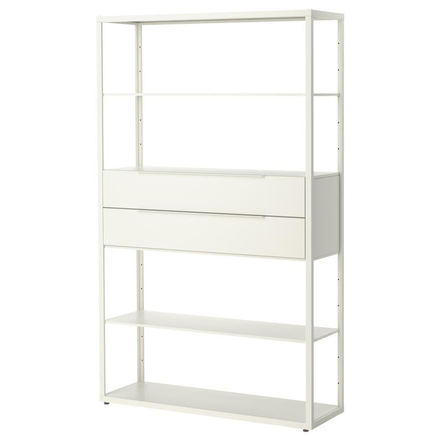 Gezocht: 2x IKEA FJÄLKINGE stellingkast met lades, Met plank(en), Gebruikt, Modern, Industrieel, 200 cm of meer