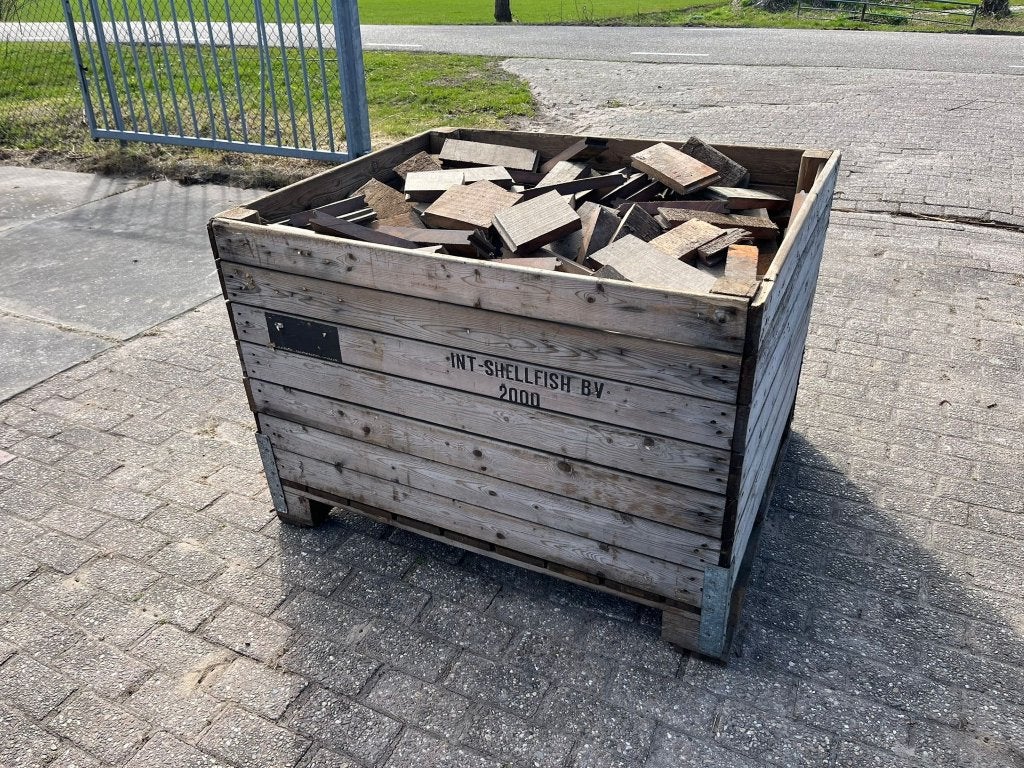 Haardhout Azobe gezaagd inclusief 1m3 kuubskist !, Minder dan 3 m³, Ophalen, Overige houtsoorten, Blokken