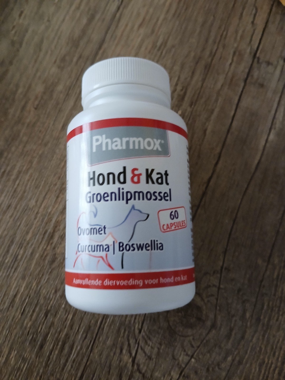 Pharmox supplement voor hond of kat Groenlipmossel, Ophalen, Hond