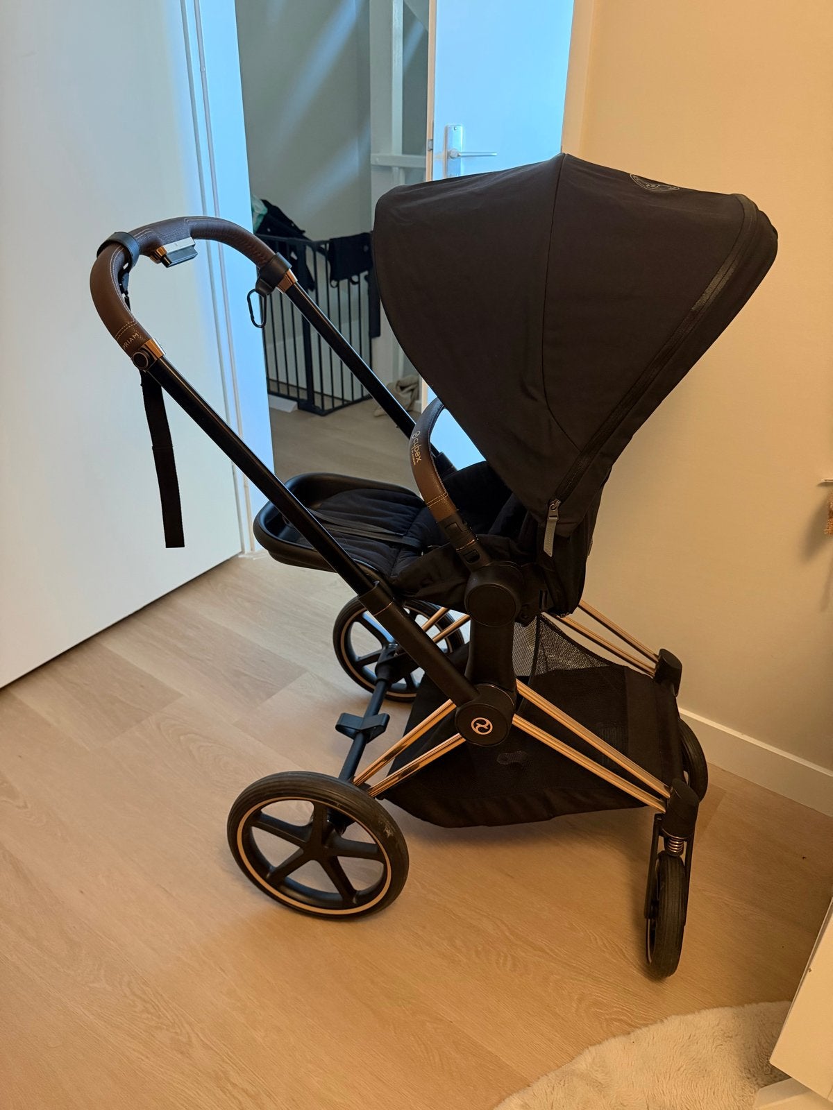 Volledige Cybex Priam Rosé kinderwagen bijna nieuw!, Overige merken, Ophalen of Verzenden, Zo goed als nieuw, Combiwagen