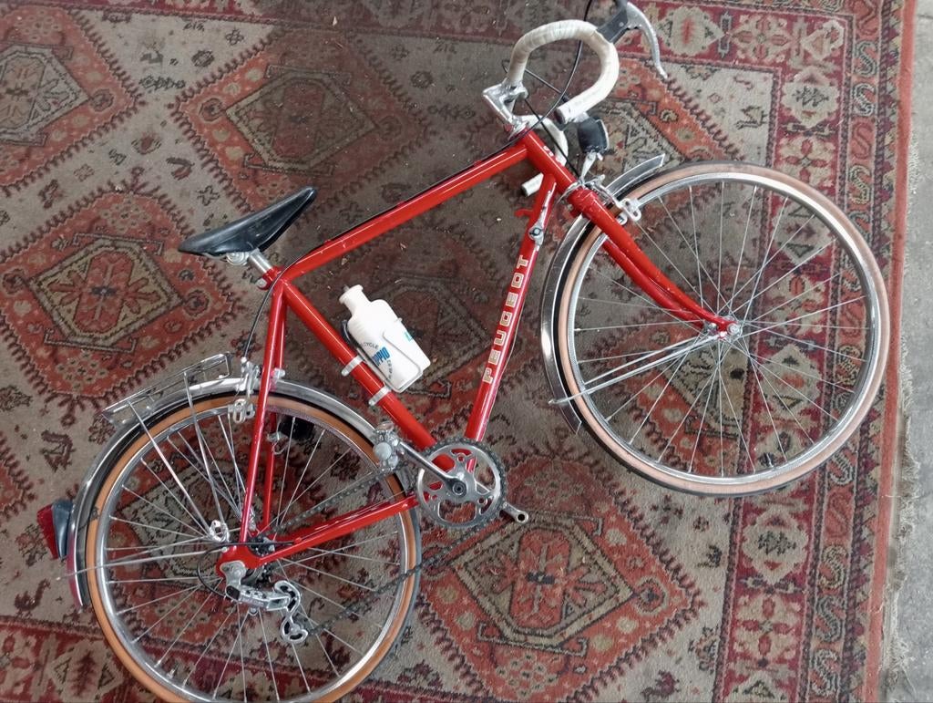 Peugeot kinder racefiets vintage, Fietsen en Brommers, Fietsen | Oldtimers, Ophalen, Jaren '60 of nieuwer, Velgrem, Minder dan 47 cm