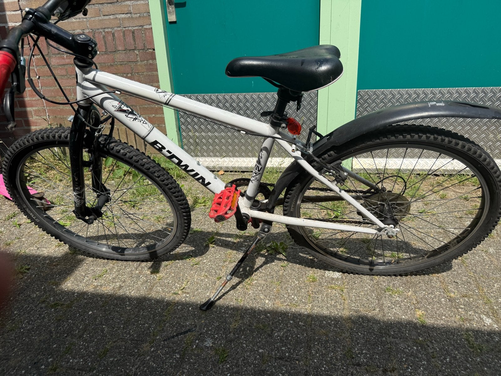 B'Twin Rockrider 300 Kinderfiets 24 inch, Ophalen of Verzenden, Gebruikt, Velgrem, 20 inch of meer