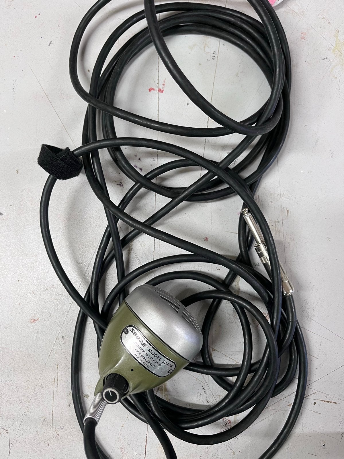 Shure Model 520D 'Green Bullet' microfoon, Ophalen, Gebruikt, Instrumentmicrofoon