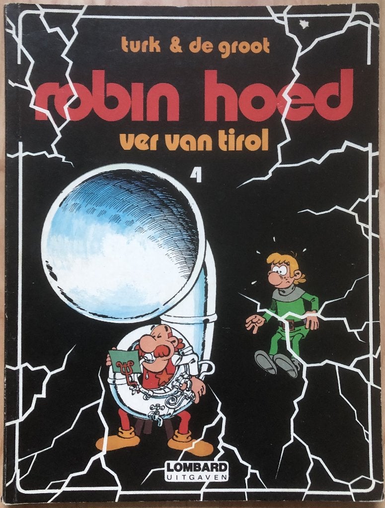 TURK & DE GROOT - ROBIN HOED - VER VAN TIROL - 1980, Eén stripboek, Ophalen of Verzenden, Zo goed als nieuw