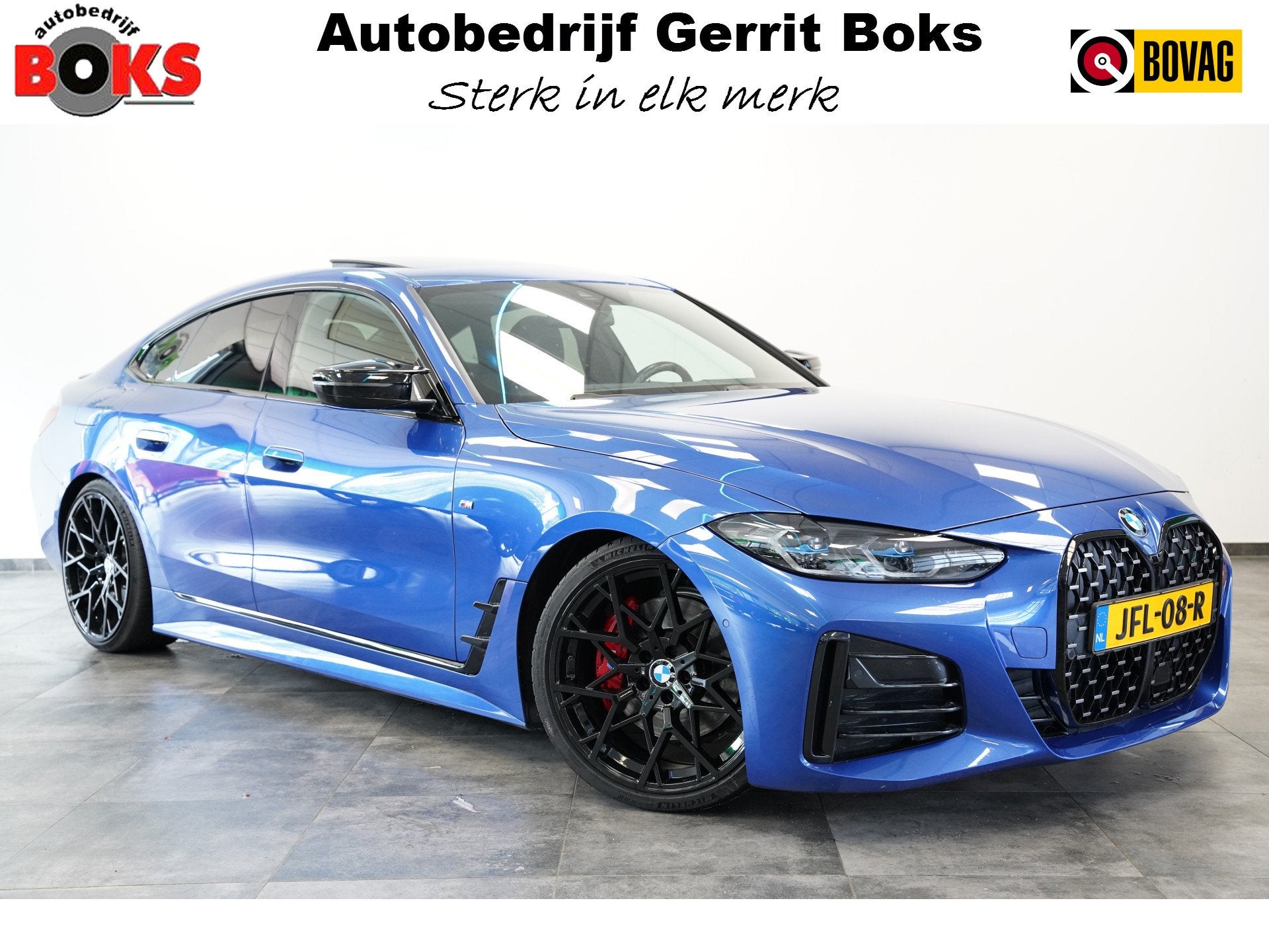 BMW 4 Serie Gran Coupé M440i xDrive High Executive ACC Open, 1800 kg, Blauw, Bedrijf, Vierwielaandrijving