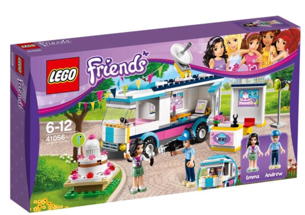 LEGO Friends 41056 Heartlake Satellietwagen – Compleet, Compleet, Lego, Friends, Ophalen of Verzenden