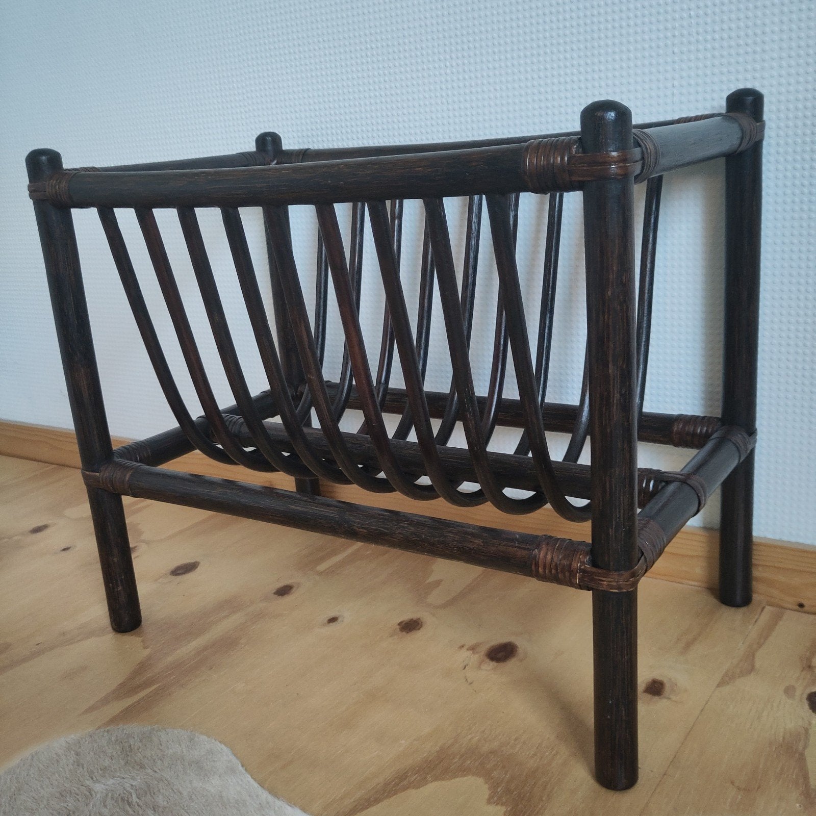 Prachtige rotan lectuurbak, Natuurlijk materiaal, Lectuurbak, Bohemian, Ophalen of Verzenden