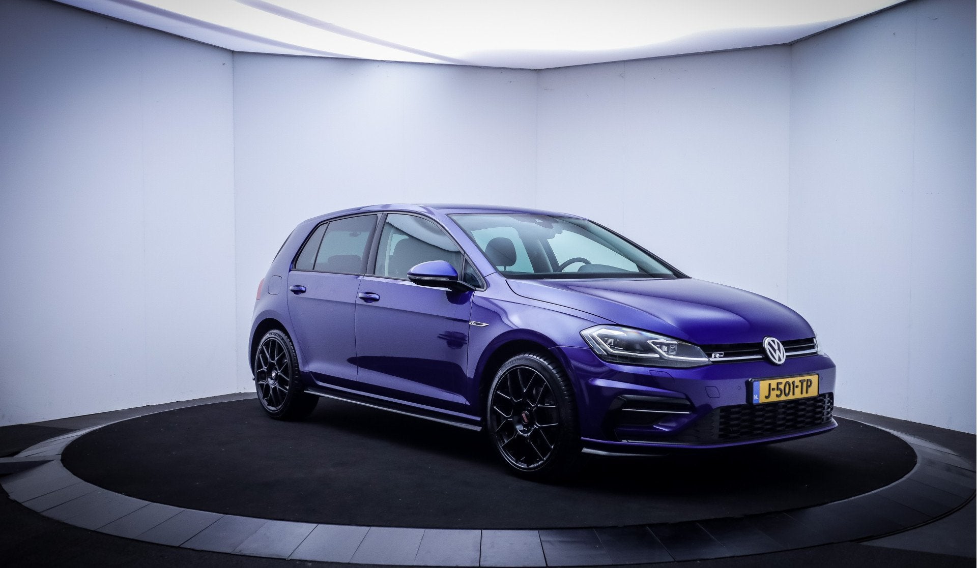 Volkswagen Golf 1.4 TSI R-LINE Highline Business FULL LED |, Gebruikt, 4 cilinders, Blauw, Alcantara