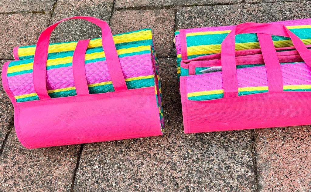2x Crivit Strandmatten/Picknickkleden - Nieuwstaat, Ophalen of Verzenden, Zo goed als nieuw