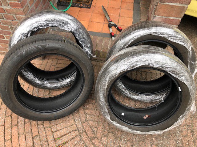 Banden 18 inch, Ophalen