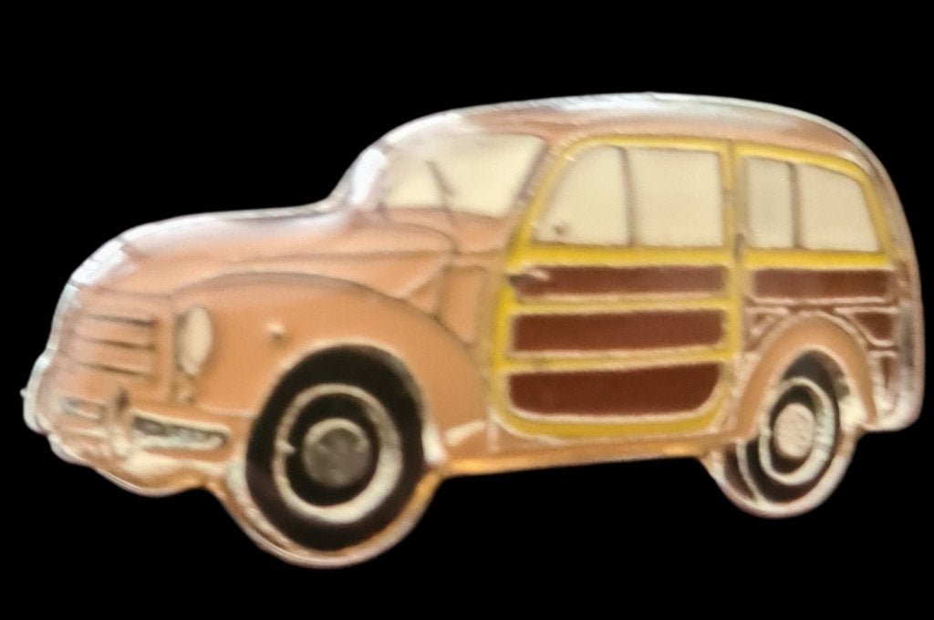 Fiat 500C Topolino Giardiniera pin, Verzenden, Nieuw, Transport, Speldje of Pin