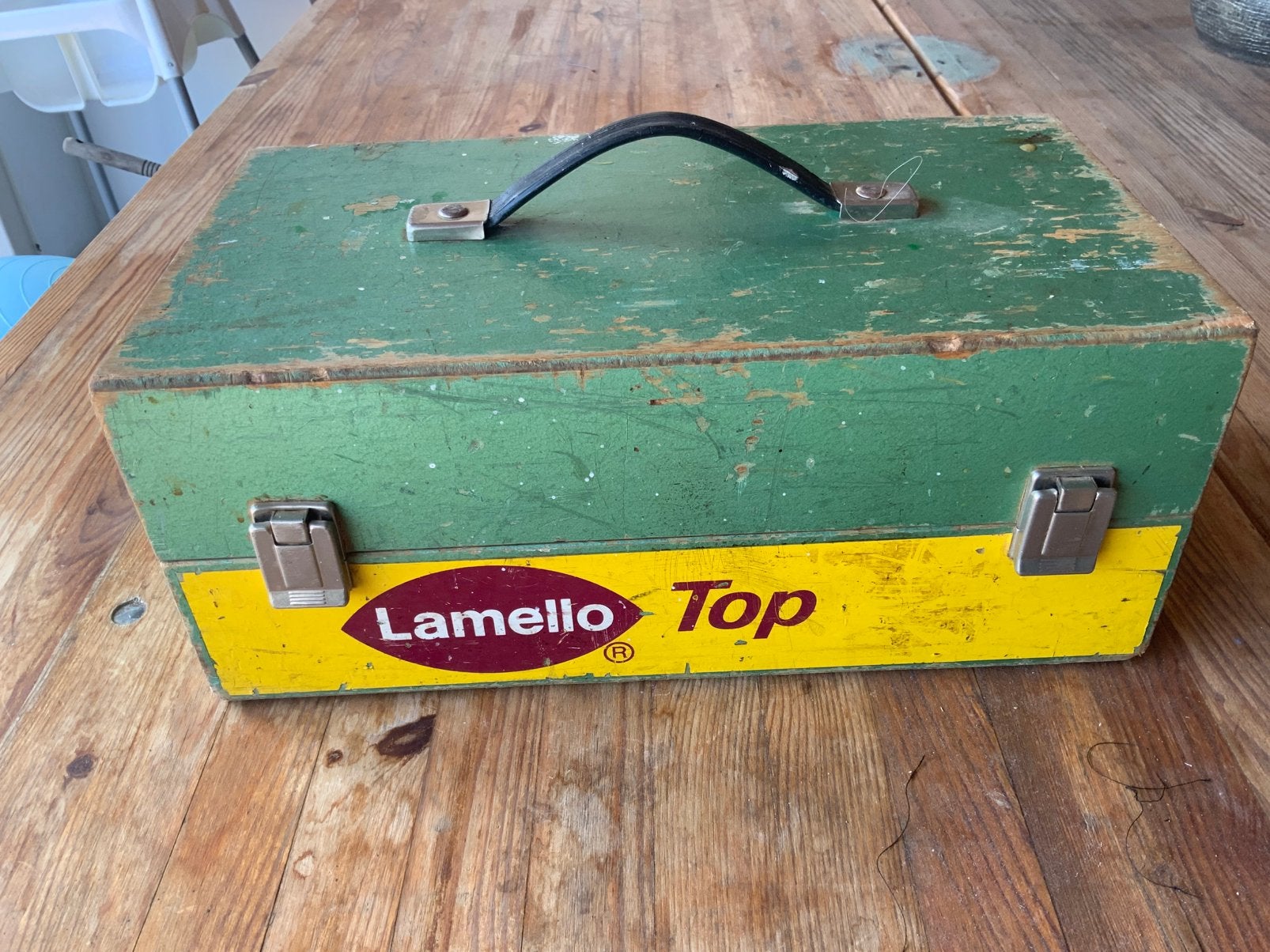 Te koop Lamello top 10 freesmachine plus 2 dozen lamellen, Ophalen of Verzenden, Zo goed als nieuw, Elektrisch, Bovenfrees