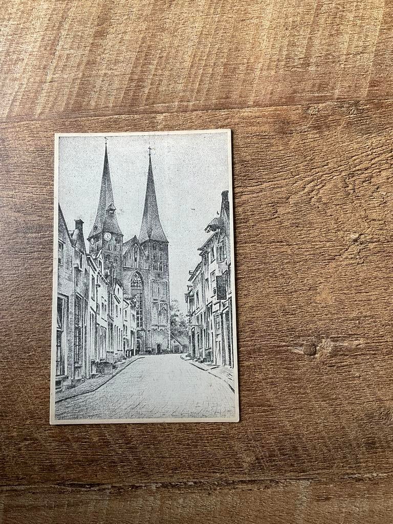Ansichtkaart Deventer Bergkerk, Ophalen of Verzenden, Voor 1920, Ongelopen, Overijssel