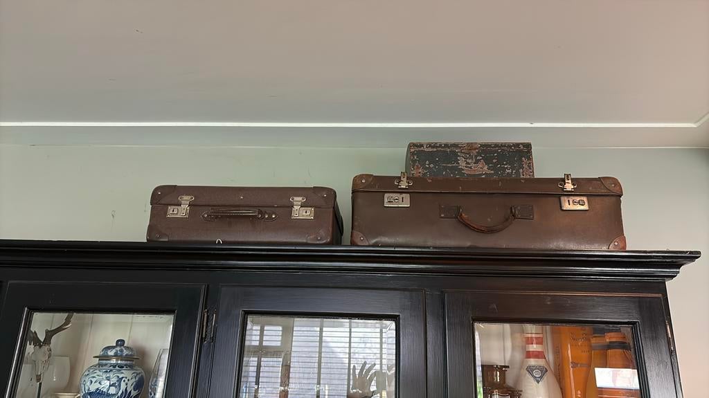 2 x oude koffer, Antiek en Kunst, Ophalen