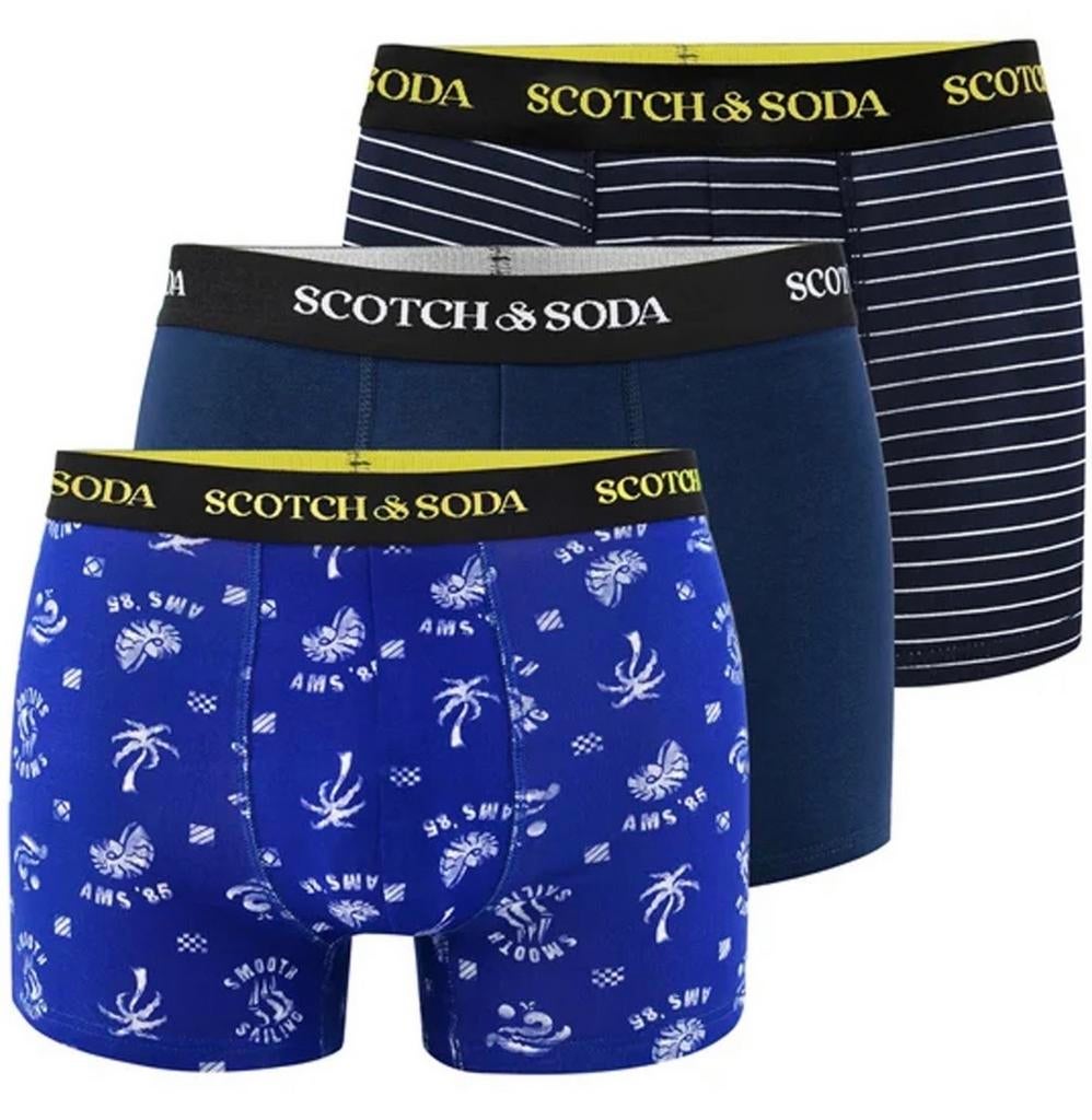 Nieuwe heren boxershorts Scotch & Soda - Maat M, Verzenden, Blauw, Boxer