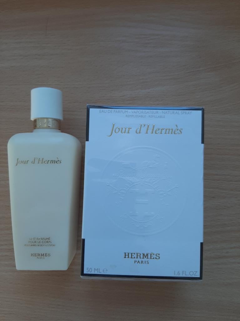 Hermes jour d'Hermes eau de parfum en body lotion, Ophalen of Verzenden, Nieuw