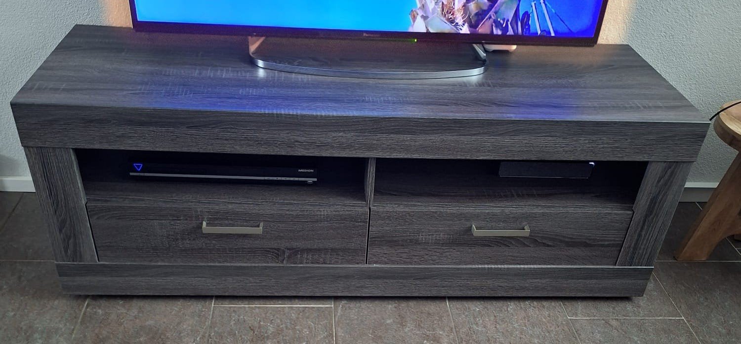 Zgan Moderne TV meubel met opbergruimte, Ophalen, Overige materialen, 150 tot 200 cm, Zo goed als nieuw