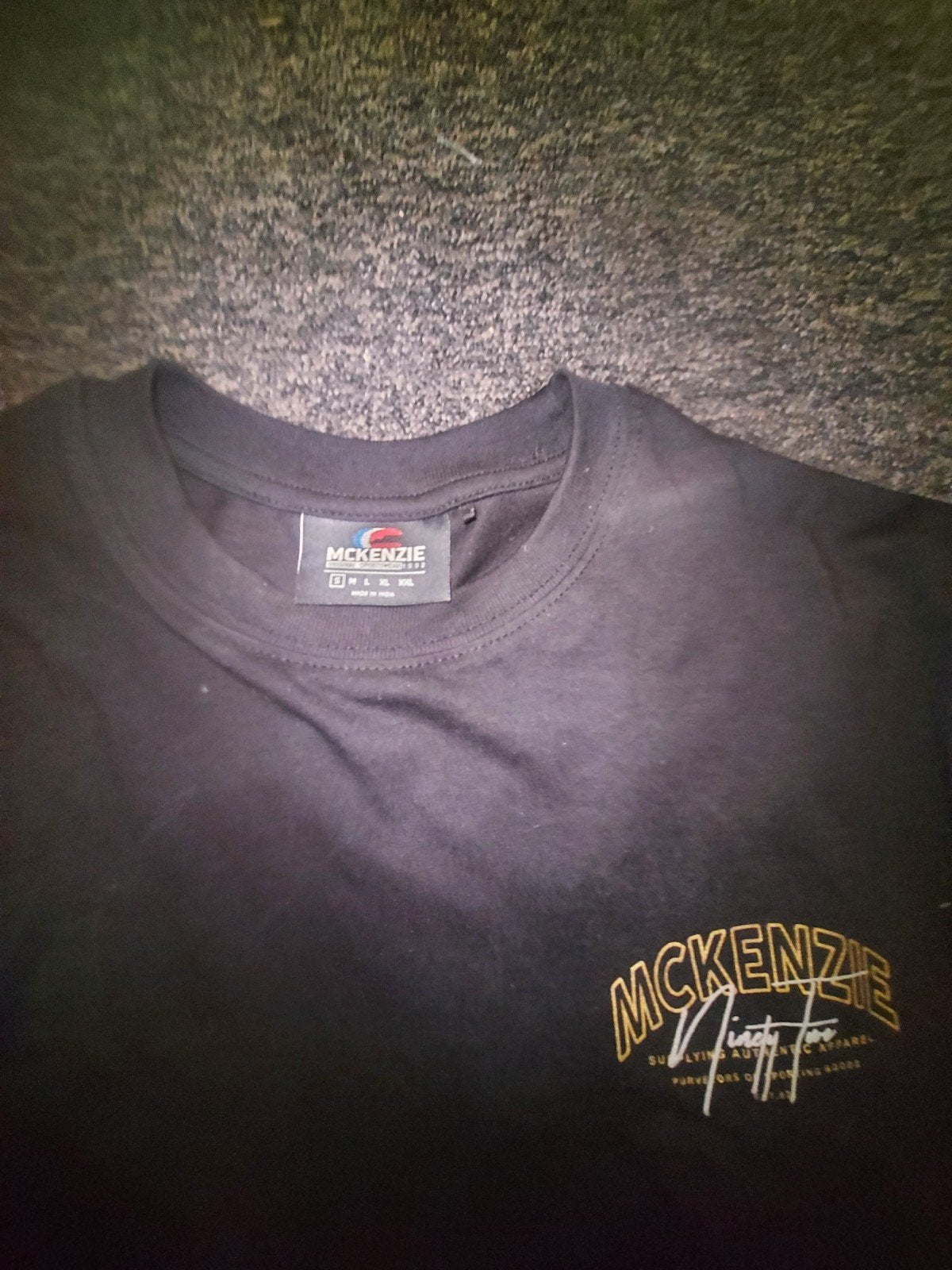 McKenzie T-shirt Zwart Maat L, Maat 52/54 (L), Zwart, Ophalen of Verzenden, McKenzie
