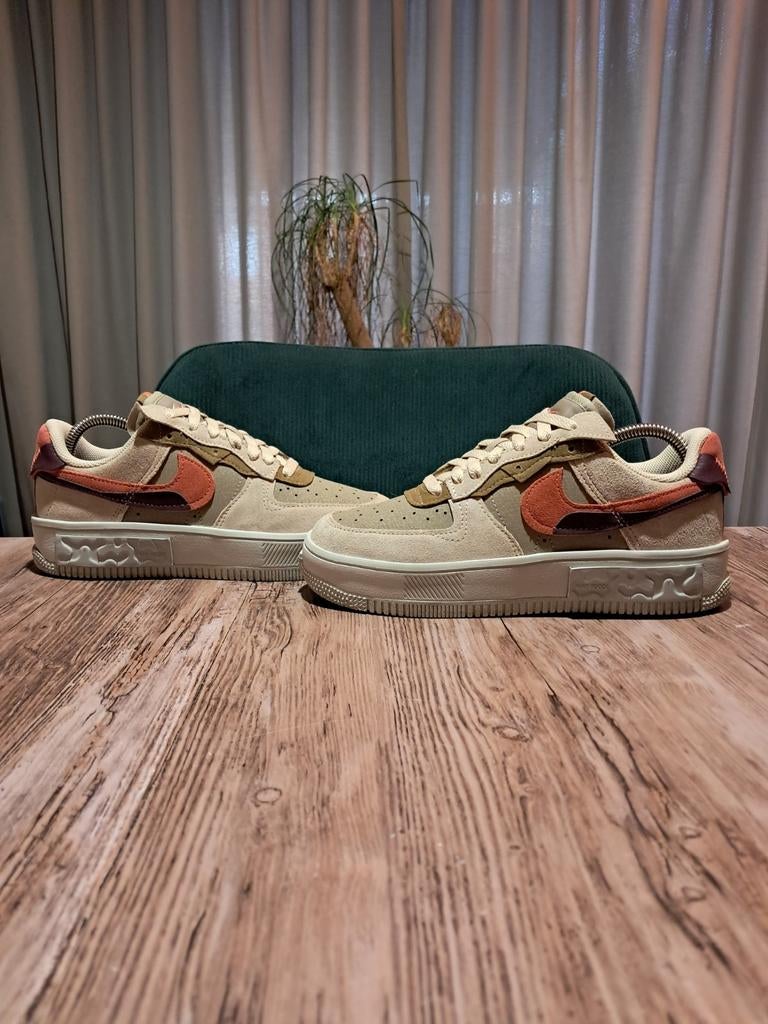 Nike Air Force 1 Fontanka Premium 'Rattan' Size 38, Beige, Nike, Ophalen of Verzenden, Sneakers of Gympen