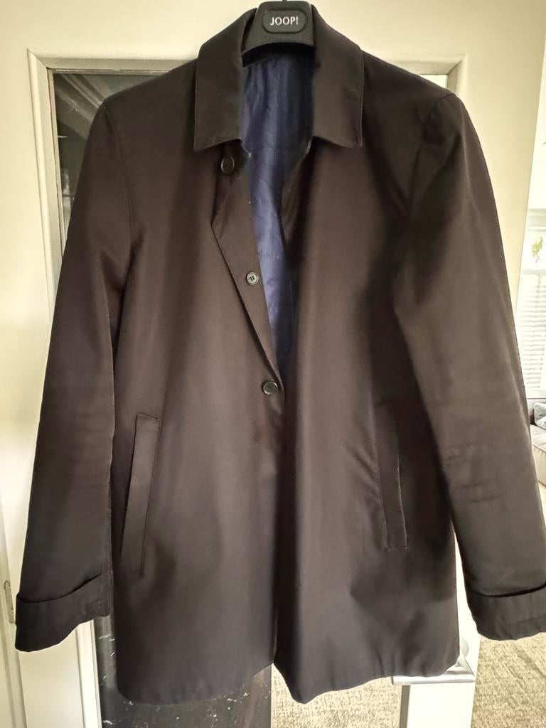 Stijlvolle Zwarte Jas van Tiger of Sweden - Maat L, Kleding | Heren, Ophalen of Verzenden, Zo goed als nieuw, Maat 52/54 (L), Zwart