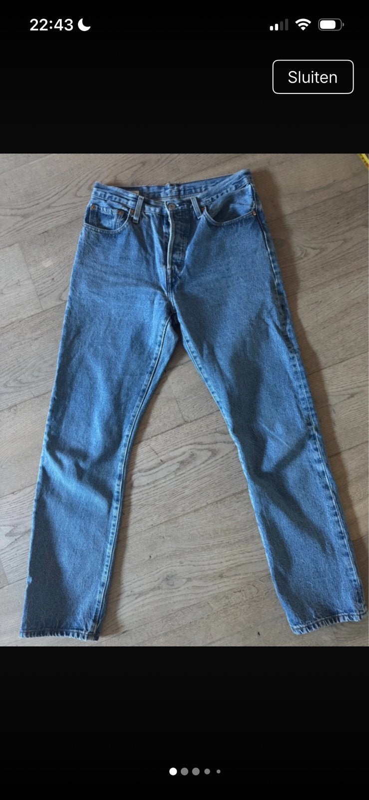 Levi’s 501 origineel, Ophalen of Verzenden, Zo goed als nieuw, Blauw, W28 - W29 (confectie 36)