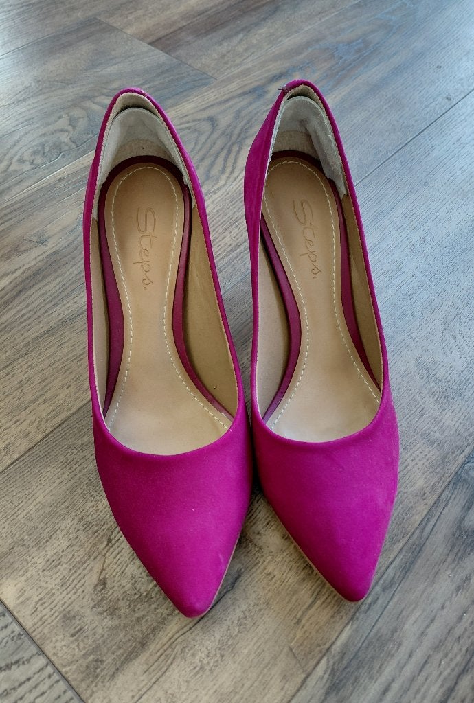 Leuke damespumps, Pumps, Ophalen of Verzenden, Zo goed als nieuw, Steps