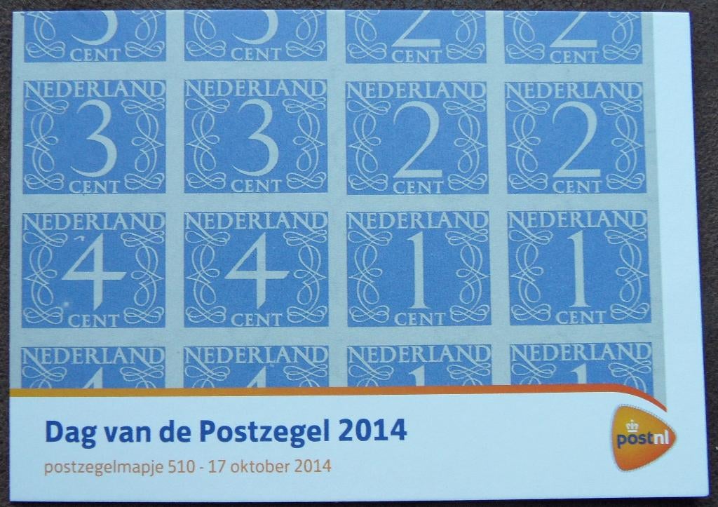 Postzegelmapje 510 - Dag van de postzegel 2014, Ophalen of Verzenden, Postfris