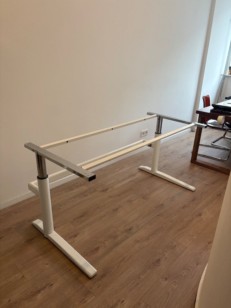 GRATIS 2x Onderstel bureau, Ophalen, Overige typen, Gebruikt, 155 cm