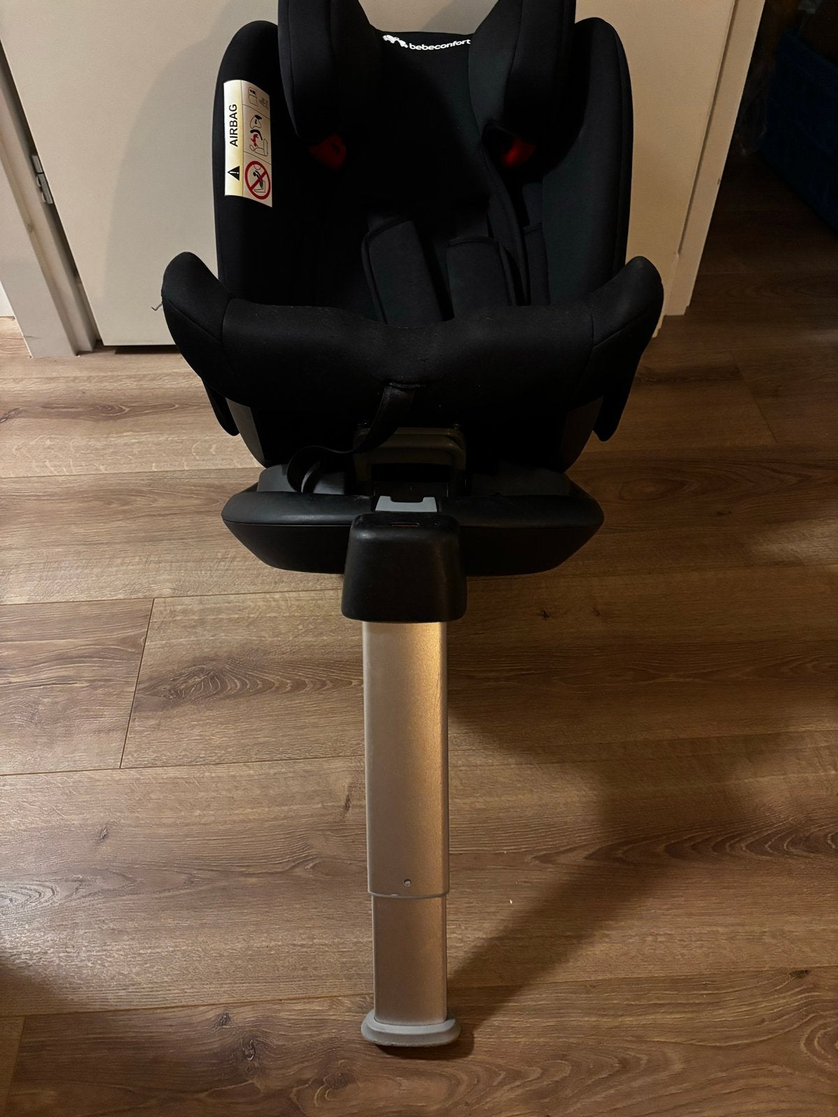 Bebeconfort autostoel tot 8 jaar - Zwart, Autogordel of Isofix, Gebruikt, 0 t/m 18 kg, Verstelbare rugleuning