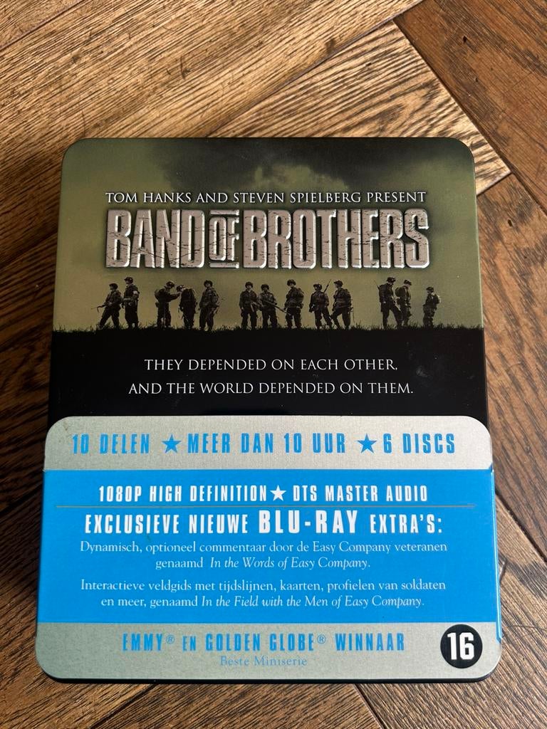 Band of brothers DVD-box (blue ray), Alle leeftijden, Boxset, Ophalen of Verzenden, Zo goed als nieuw