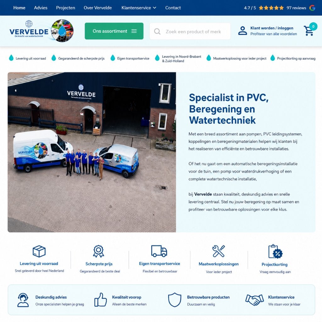 Filterbuis 63 mm tot 200 mm, Vervelde, Overige typen, Nieuw, Ophalen of Verzenden