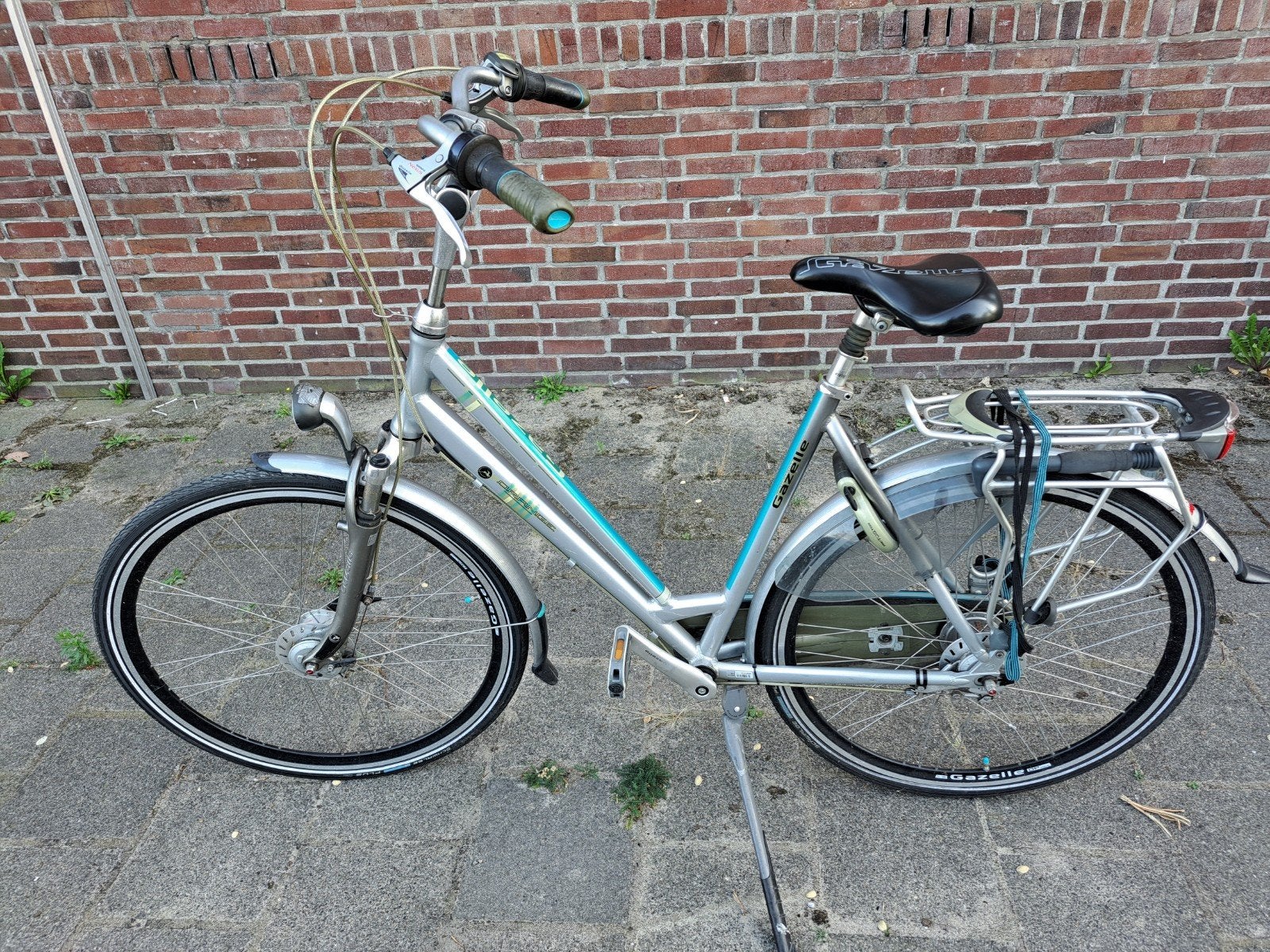 Gazelle Damesfiets nette staat, Fietsen en Brommers, Fietsen | Dames | Damesfietsen, Gebruikt, Versnellingen, Gazelle, 56 cm of meer