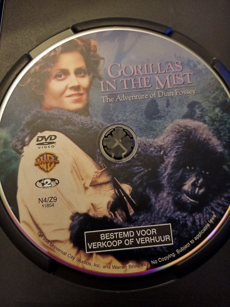 Gorillas in the Mist - The Adventure of Dian Fossey (DVD), Cd's en Dvd's, Vanaf 12 jaar, Ophalen of Verzenden, Zo goed als nieuw