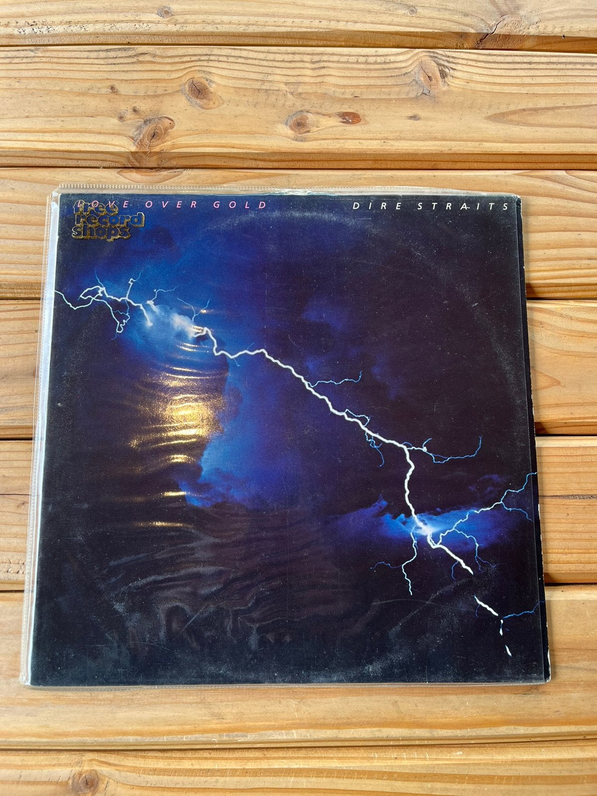 Dire Straits - Love Over Gold LP, Cd's en Dvd's, Vinyl | Rock, 1980 - 1989, Ophalen of Verzenden, Zo goed als nieuw, Inclusief binnenhoes