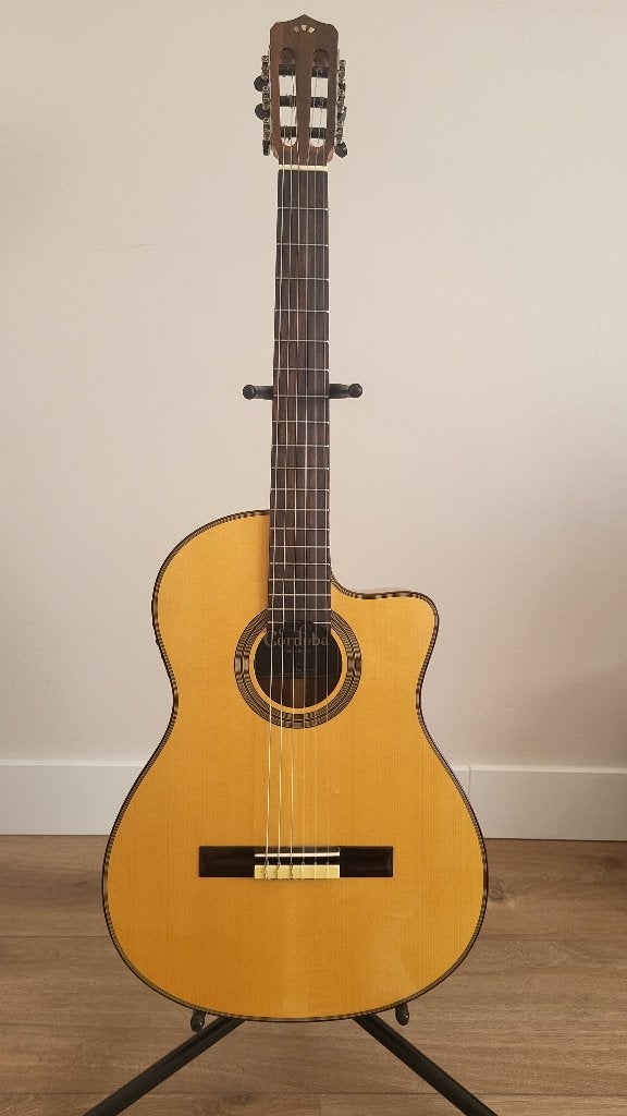 Cordoba Fusion 12 Naturel, Ophalen, Zo goed als nieuw, Klassieke of Spaanse gitaar
