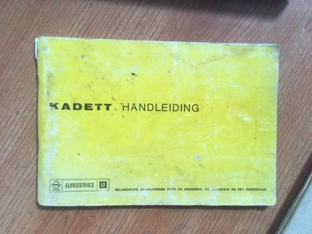 Opel Kadett C brochure/auto folder/handleiding '75 '76 '77, Ophalen of Verzenden, Zo goed als nieuw, Opel