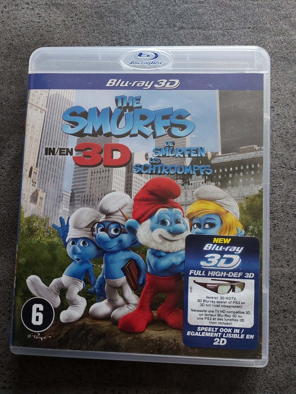The Smurfs in 3D - Blu-ray (Nieuwstaat), Ophalen, Film, Vanaf 6 jaar, Nederlands