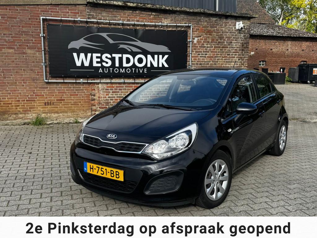 Kia Rio 1.2 CVVT BusinessLine -Carplay/Camera/Airco, Auto's, Voorwielaandrijving, Zwart, Leder, Bedrijf
