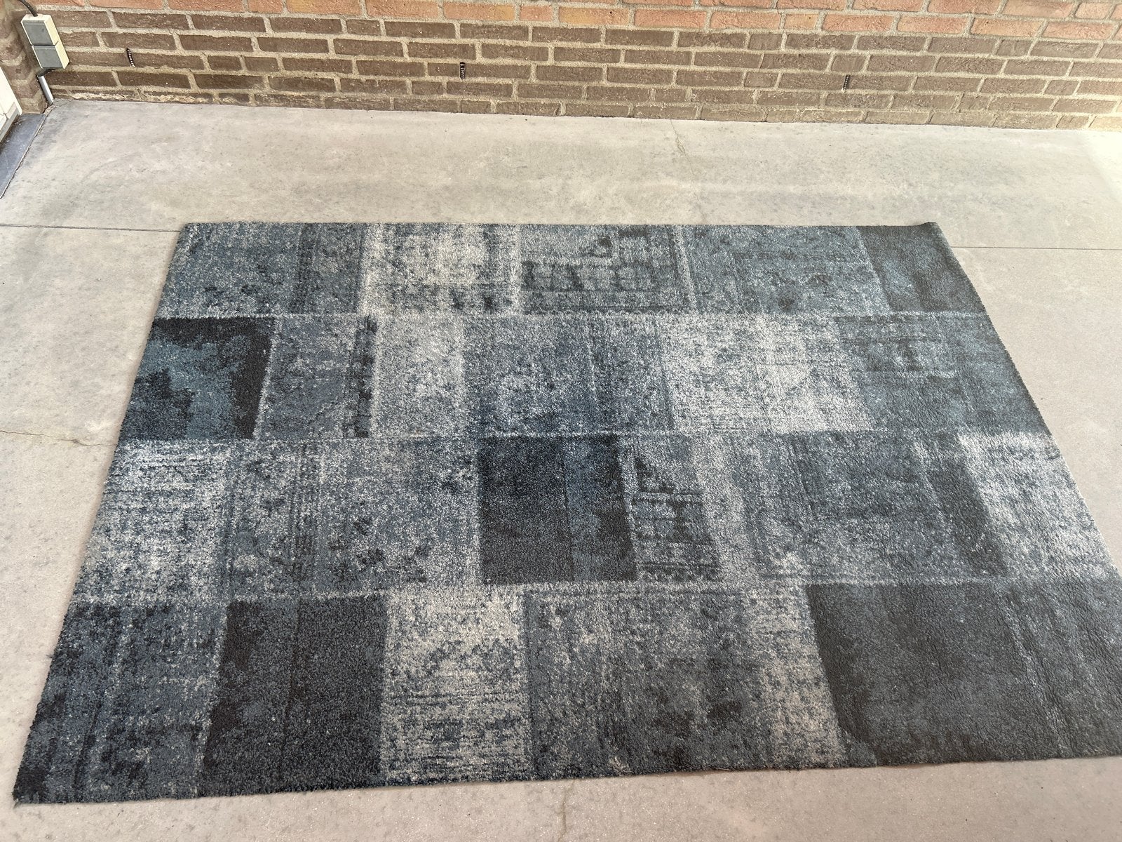 Laagpolig tapijt 230x160 cm - Modern design, Gebruikt, 150 tot 200 cm, 200 cm of meer, Ophalen of Verzenden