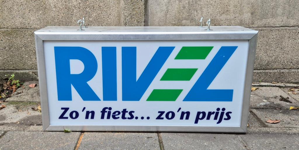 te koop rivel fietsen lichtbak in nette staat, Verzamelen, Ophalen, Gebruikt, Lichtbak of (neon) lamp