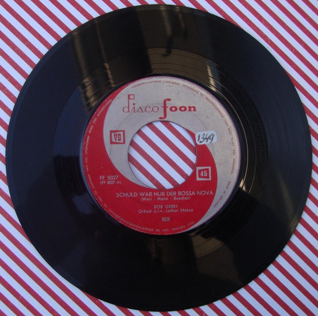 bob gerry - schuld war nur der bossa nova, Cd's en Dvd's, Vinyl Singles, Gebruikt, Single, 1960 - 1969, Overige genres, 7 inch