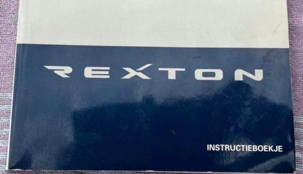 Instructieboekje Ssangyong Rexton 2001-2006, Auto diversen, Handleidingen en Instructieboekjes, Ophalen of Verzenden