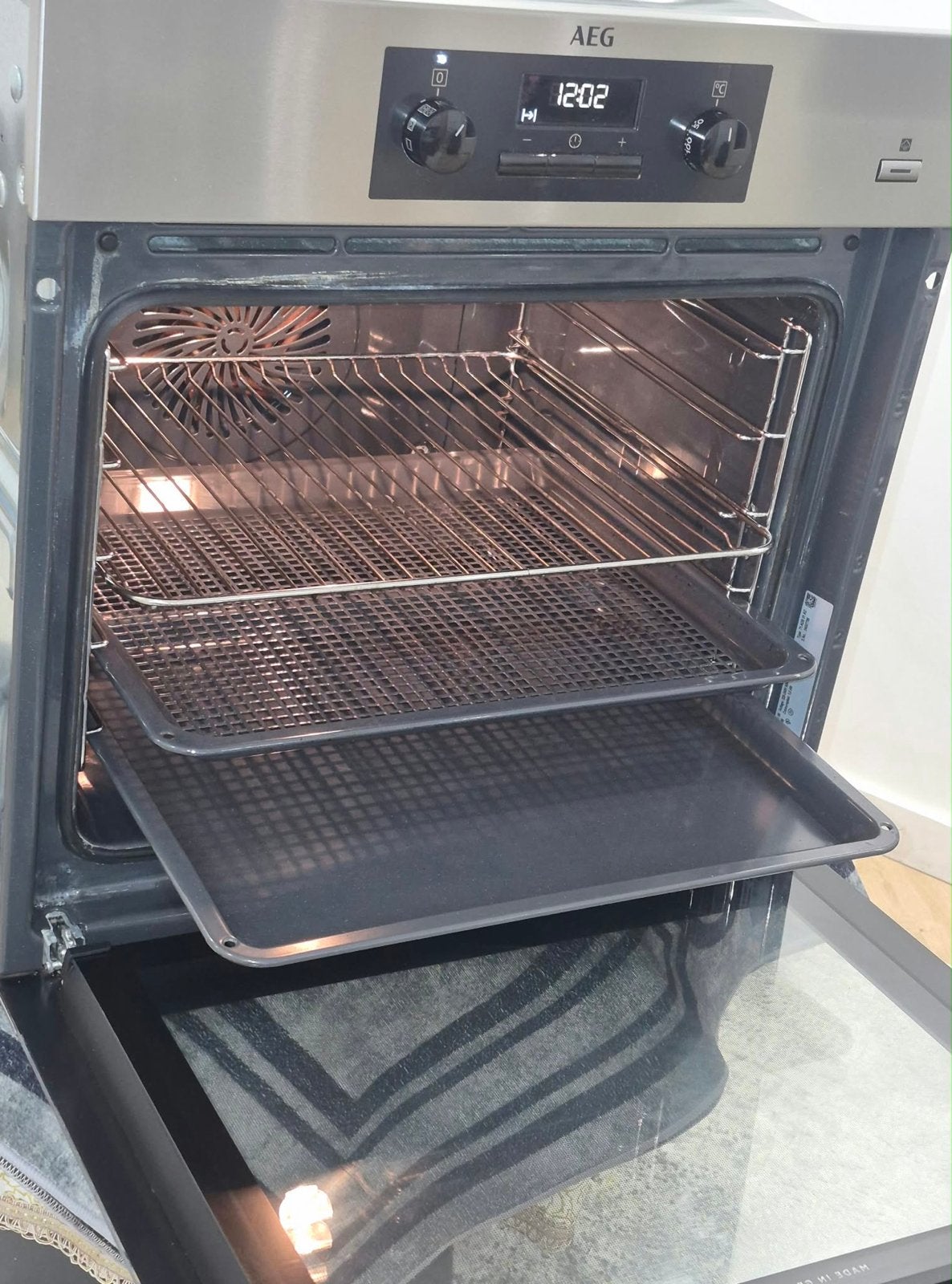 AEG Heteluchtoven 60x60 uit 2022 - Zeer Net en Perfect, Ophalen, 55 tot 60 cm, 45 tot 60 cm, AEG