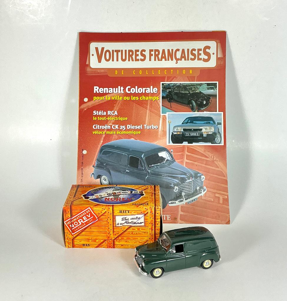 Renault Colorale 1951 Norev 1:43 Diecast MET BLAD, Hobby en Vrije tijd, Modelauto's | 1:43, Ophalen of Verzenden, Nieuw, Auto