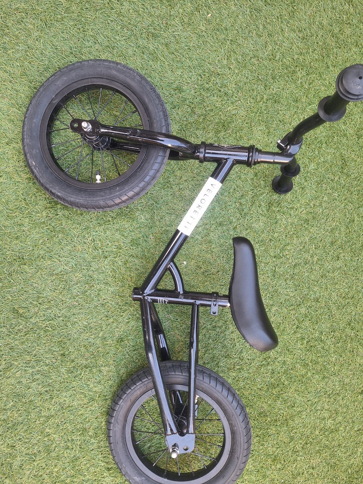 Veloretti loopfiets zwart, Ophalen of Verzenden, Zo goed als nieuw, Loopfiets